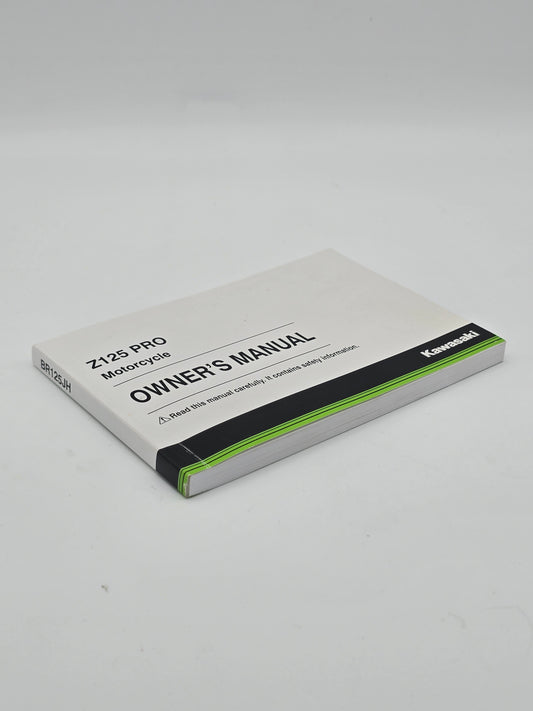 Kawasaki Z125 Pro Owner's Manual 2019 (Used) - Howling Moto