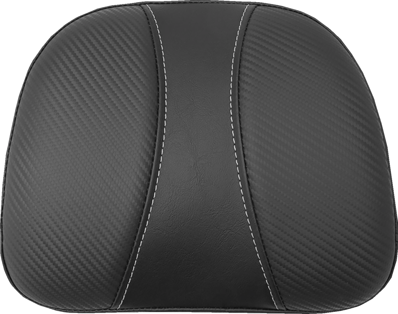 Black SADDLEMEN Sissy Bar Pad Dominator for Indian bikes 2014-2022, designed for comfort and style on motorcycle seats.
