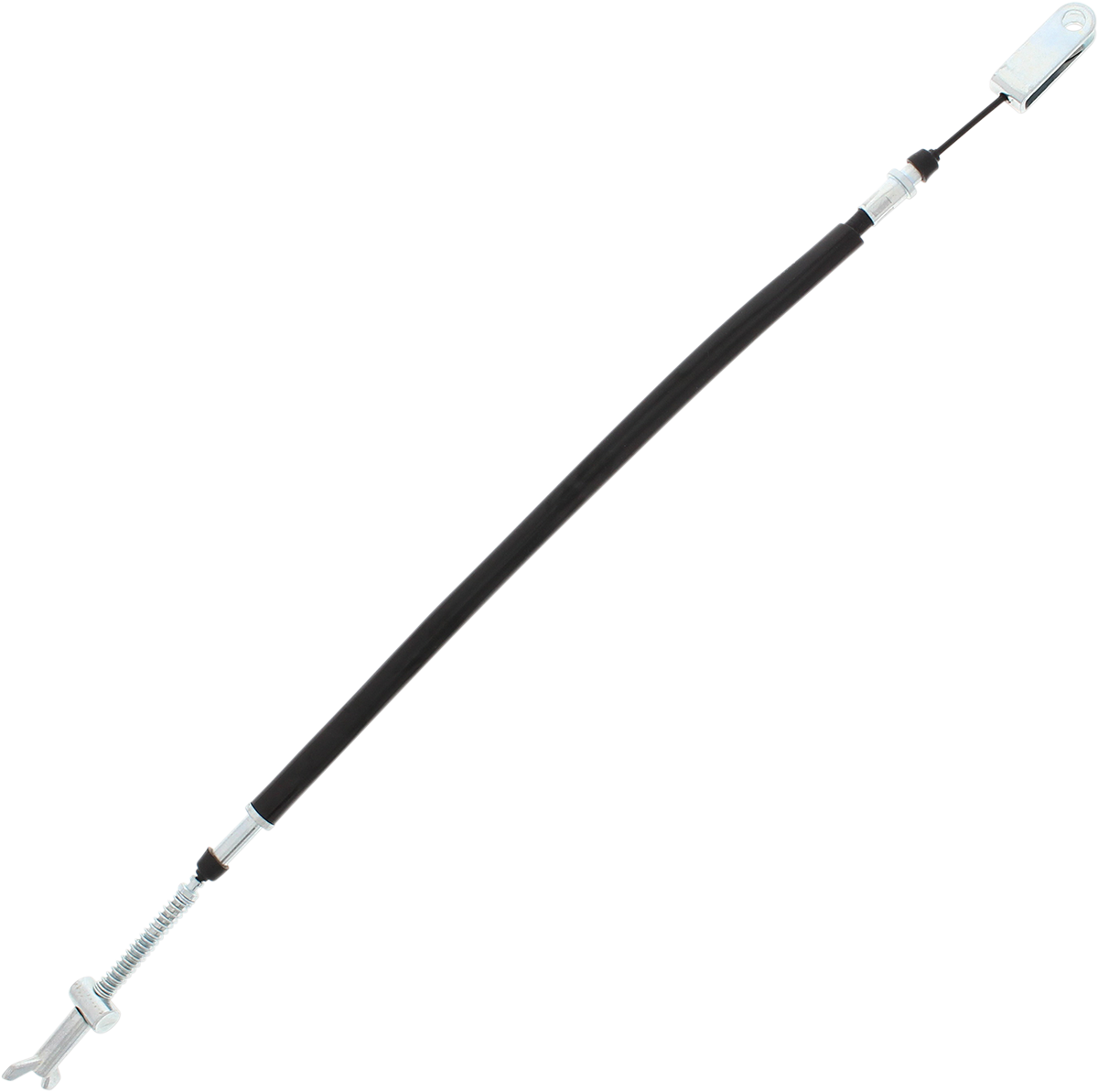 Black vinyl rear brake cable for Honda, MOOSE OFFROAD brand, designed for reliable brake system performance.