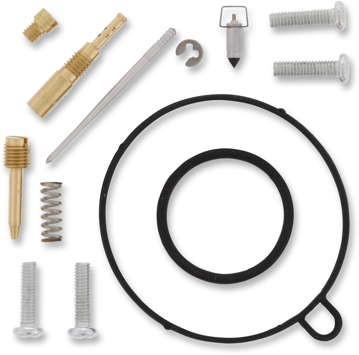 MOOSE OFFROAD Polaris carburetor repair kit with gaskets and components for model 26-1351, shown in the image.