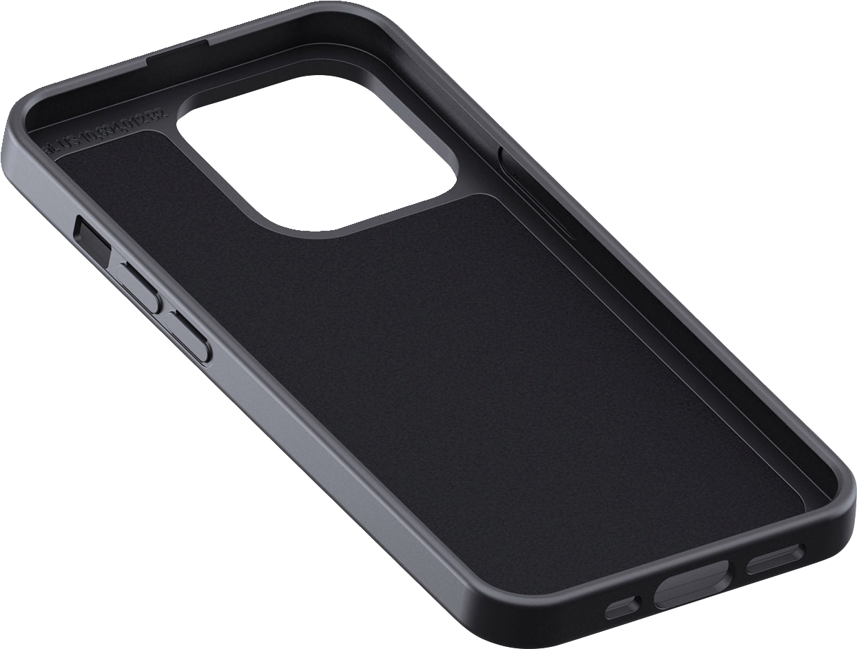 Bill's Exhausts SP CONNECT iPhone 13 Pro phone case with protective design and sleek black finish, shown on a white background.