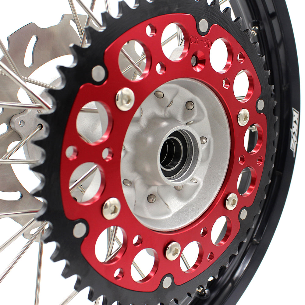 KKE 21" 19" Casting Wheels Rims Set For HONDA CR125R 1995-1997 CR250R 1995-1996 CR500R 1995-2001
