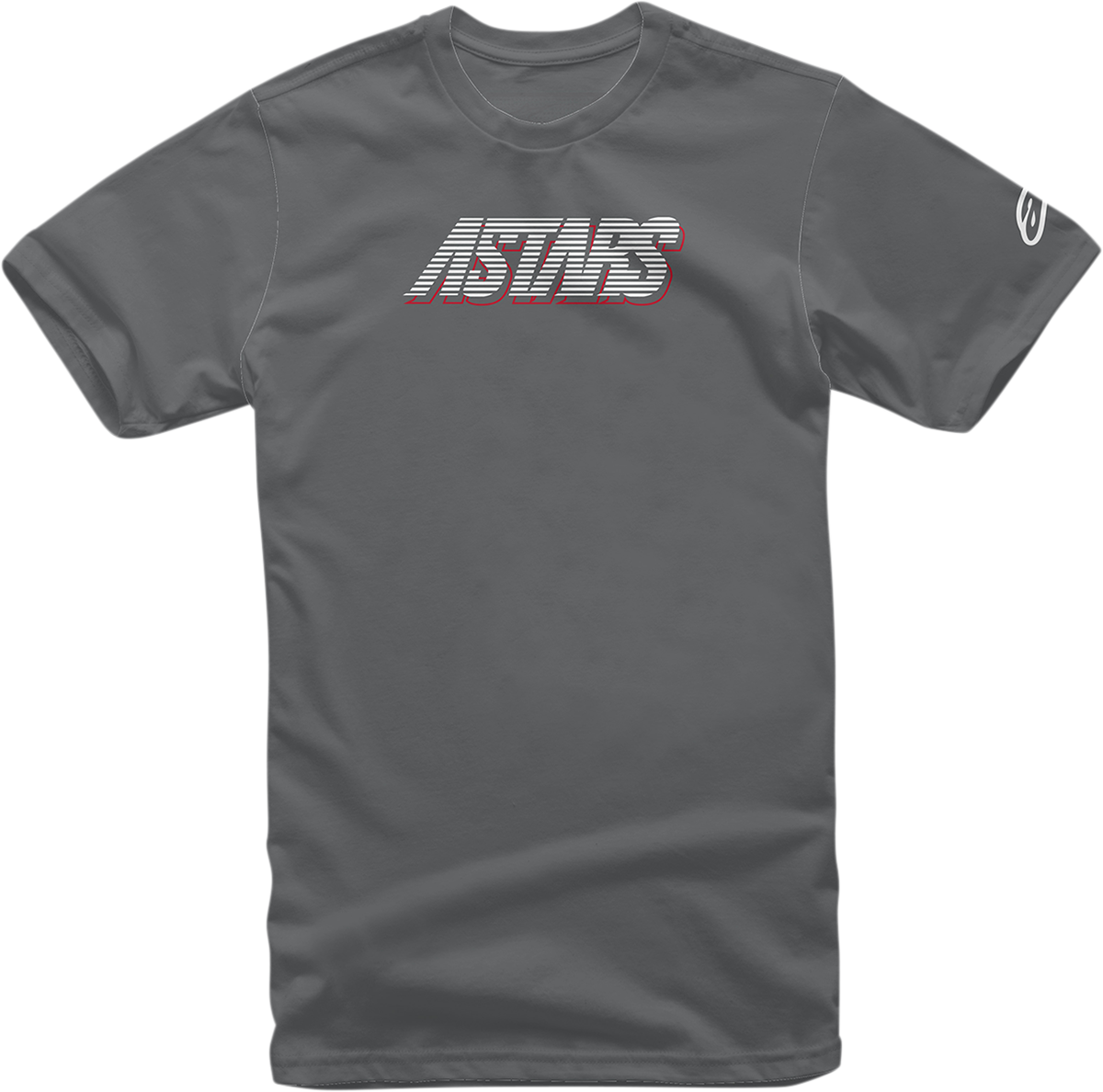 ALPINESTARS, Alpinestars Lanes T-Shirt Charcoal XL - Comfortable 100% Cotton Graphic Tee