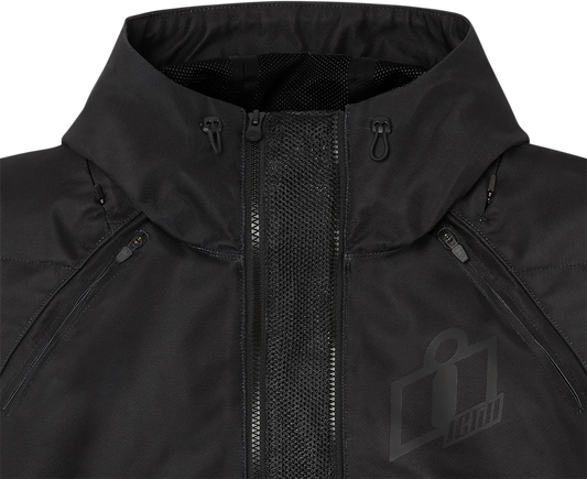 Black ICON Women's Airformâ„¢ Jacket in XL, featuring sleek design and lightweight material, suitable for casual wear.