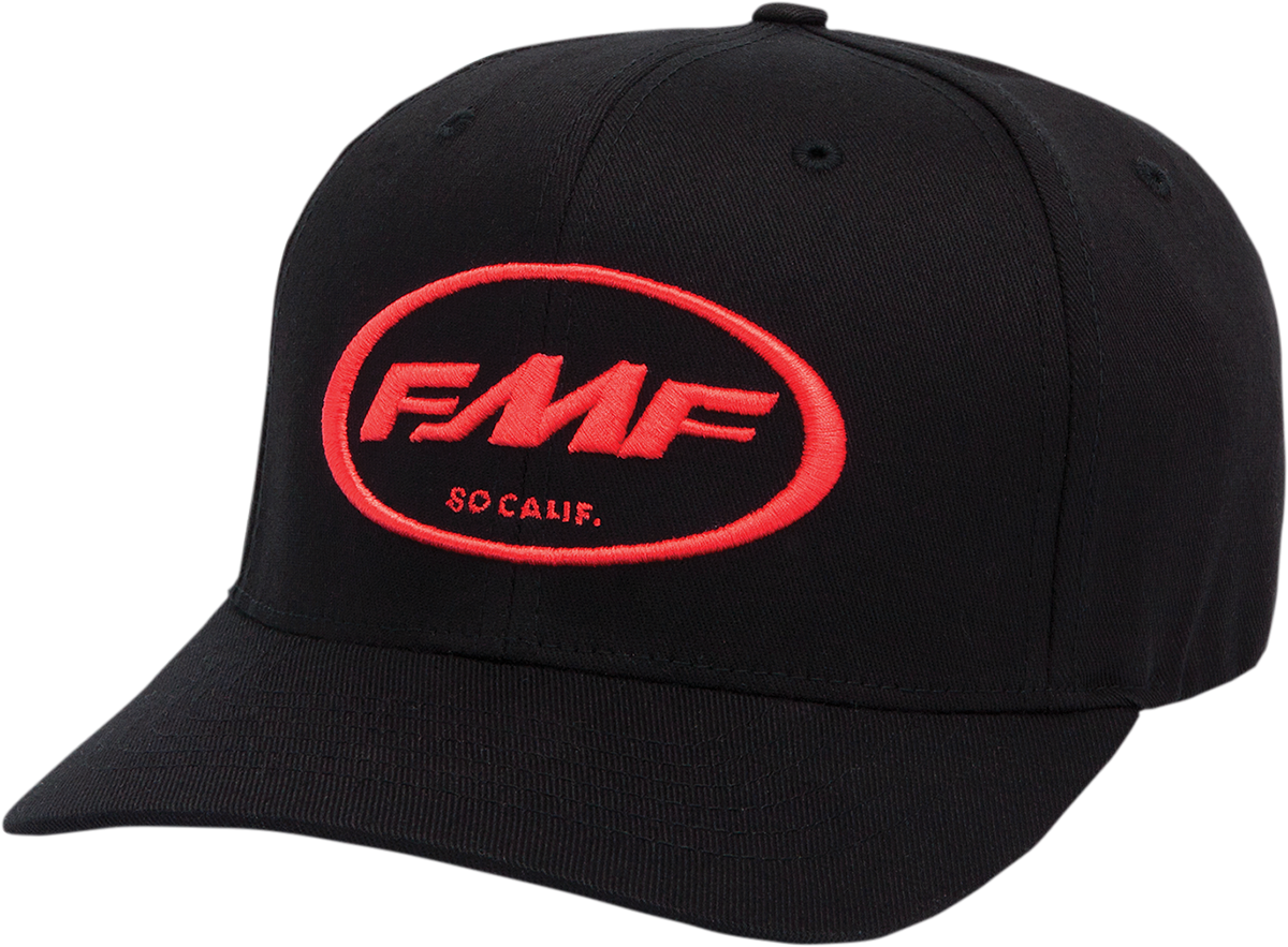 FMF Factory Classic Don 2 Red hat in large/XL size with embroidered logo, casual baseball cap for men.