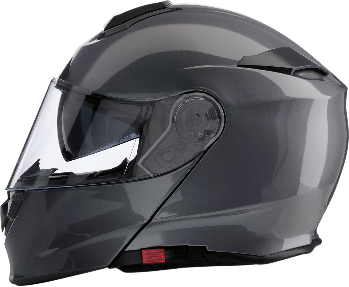 4xl motorcycle helmet with bluetooth Z1R, Z1R Solaris Modular - Dark Silver - by Saddles The North Face Big Color:Wht/Hi Yel complemented by a center