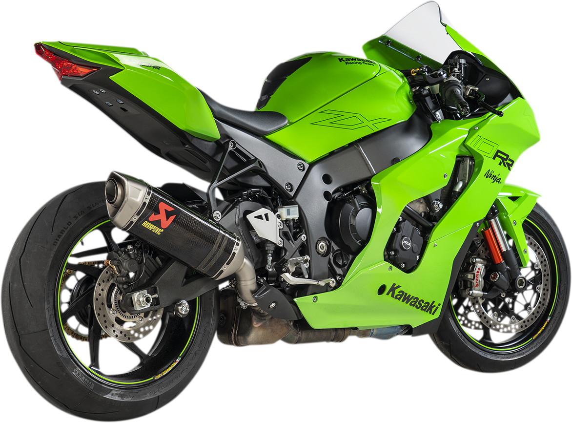 AKRAPOVIC Slip-On Series Carbon Fiber Muffler S-K10SO27-HRC for Enhanced Performance