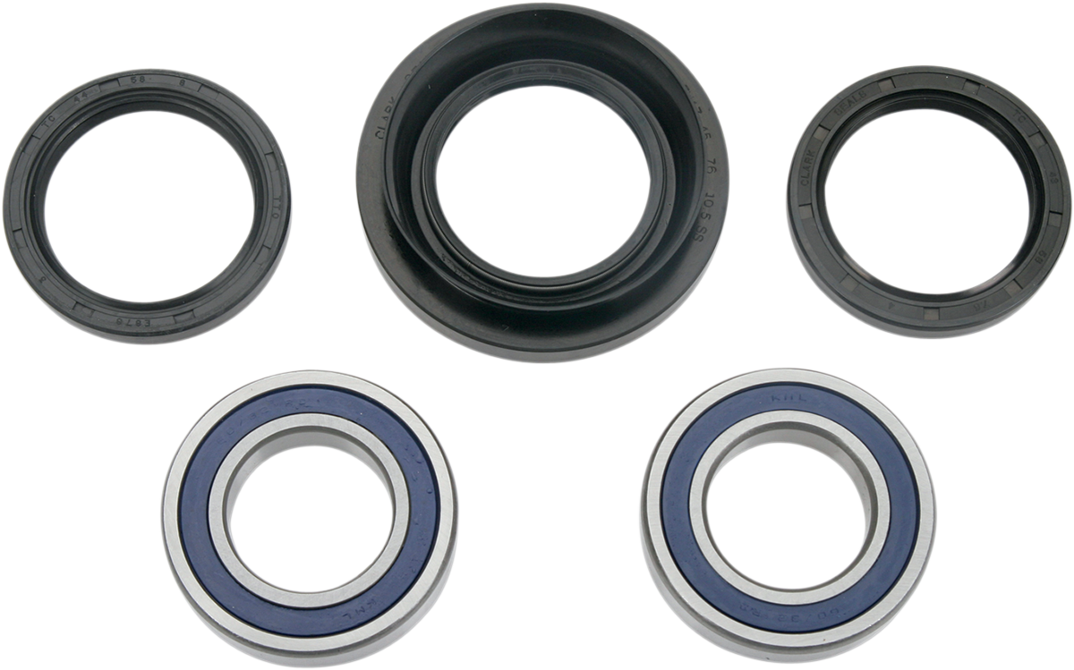 Moose Offroad rear wheel bearing kit for Honda TRX 90, part 25-1029, showing bearings and mounting components.