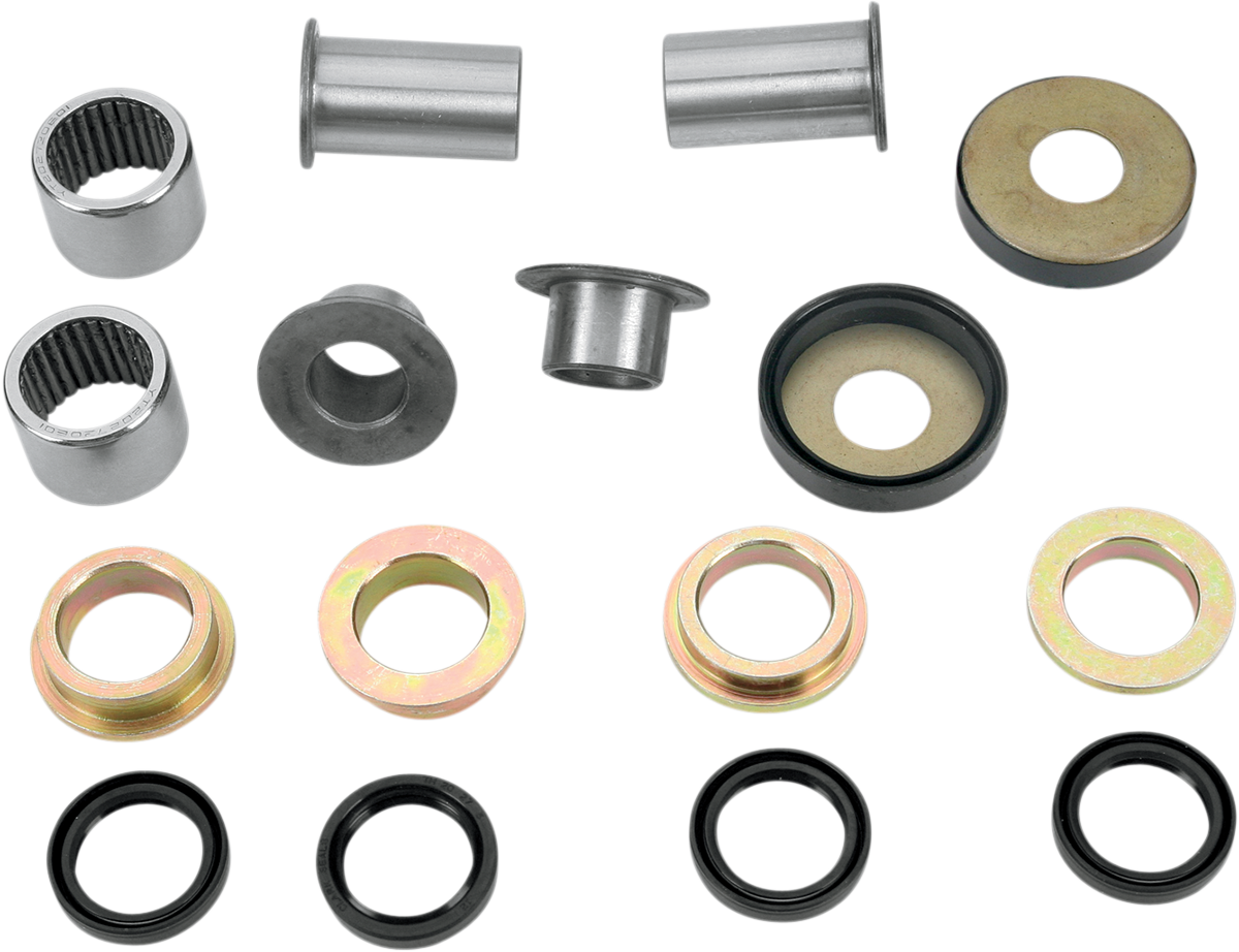 Moose Offroad swingarm bearing kit for Suzuki, includes durable bearings for motorcycle suspension maintenance.