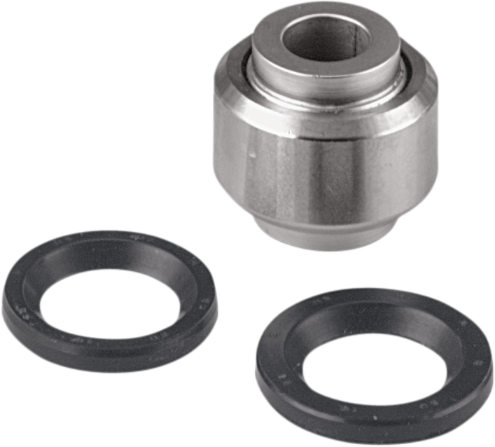 Moose Offroad back upper shock bearing kit for Honda vehicles, showing metal components and shock mounts in the image.