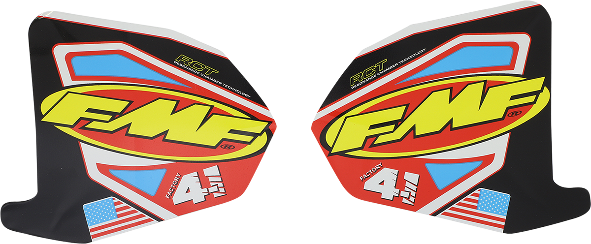 FMF FMF Exhaust Replacement Decal Two Mini Wrap 4.1, part number 014851, featuring bold FMF logo on a sleek decal design