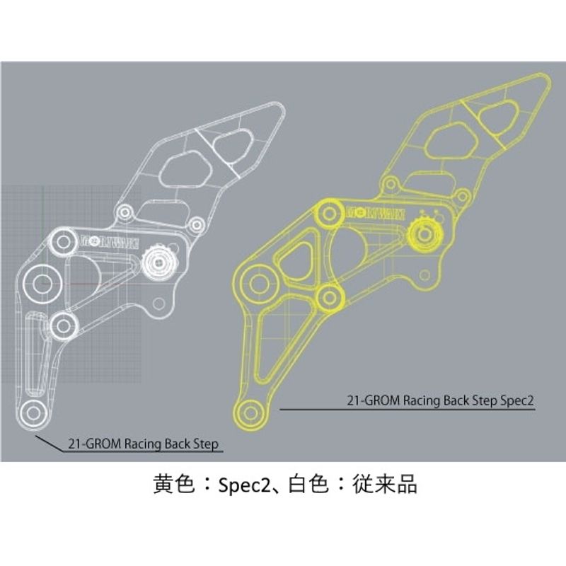 Moriwaki Racing Rearset Kit SPEC2 - Howling Moto
