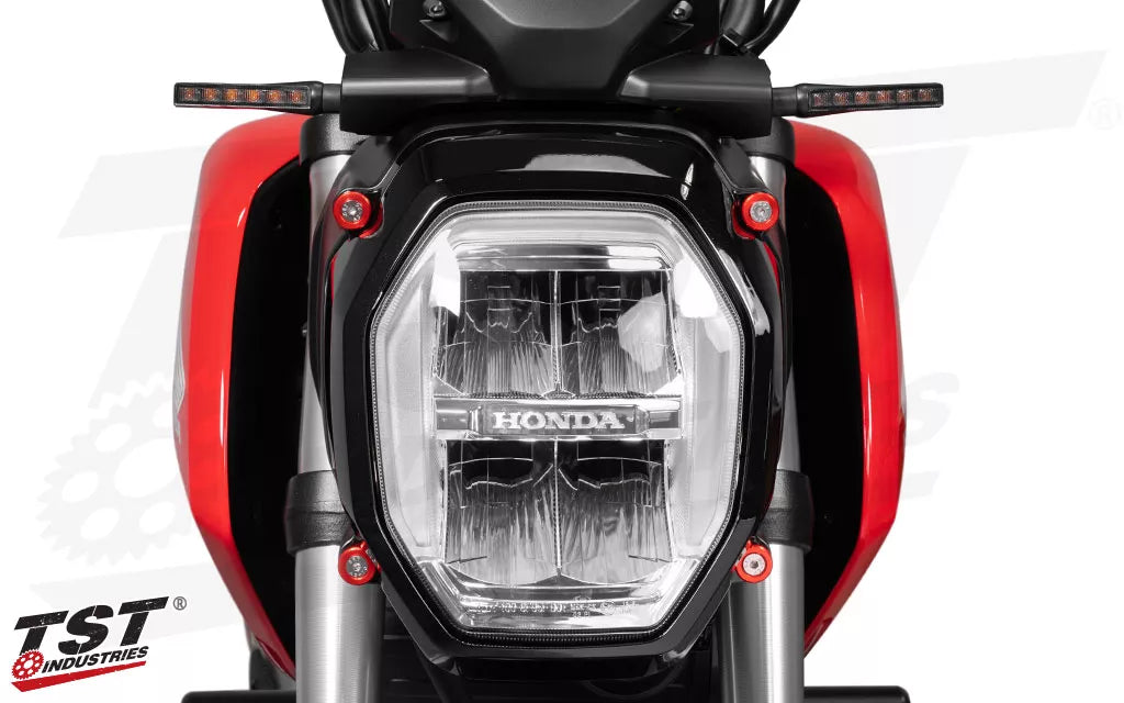 TST HEADLIGHT HARDWARE ACCENT KIT FOR HONDA GROM 2022+ - Howling Moto