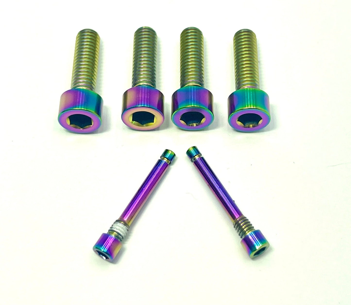 Titanium Caliper Bolt Kit (30mm bolts) - Howling Moto