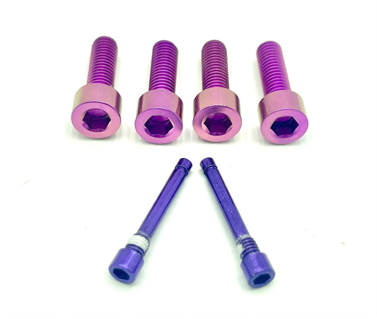 Titanium Caliper Bolt Kit (30mm bolts) - Howling Moto