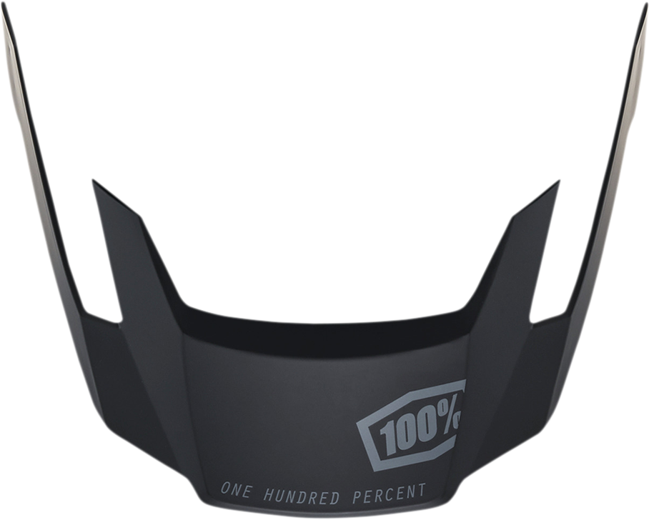 Black 100% Altec Visor for helmets, XS/S size, compatible with Bill's Exhausts helmets, clear protective shield, helmet parts accessory