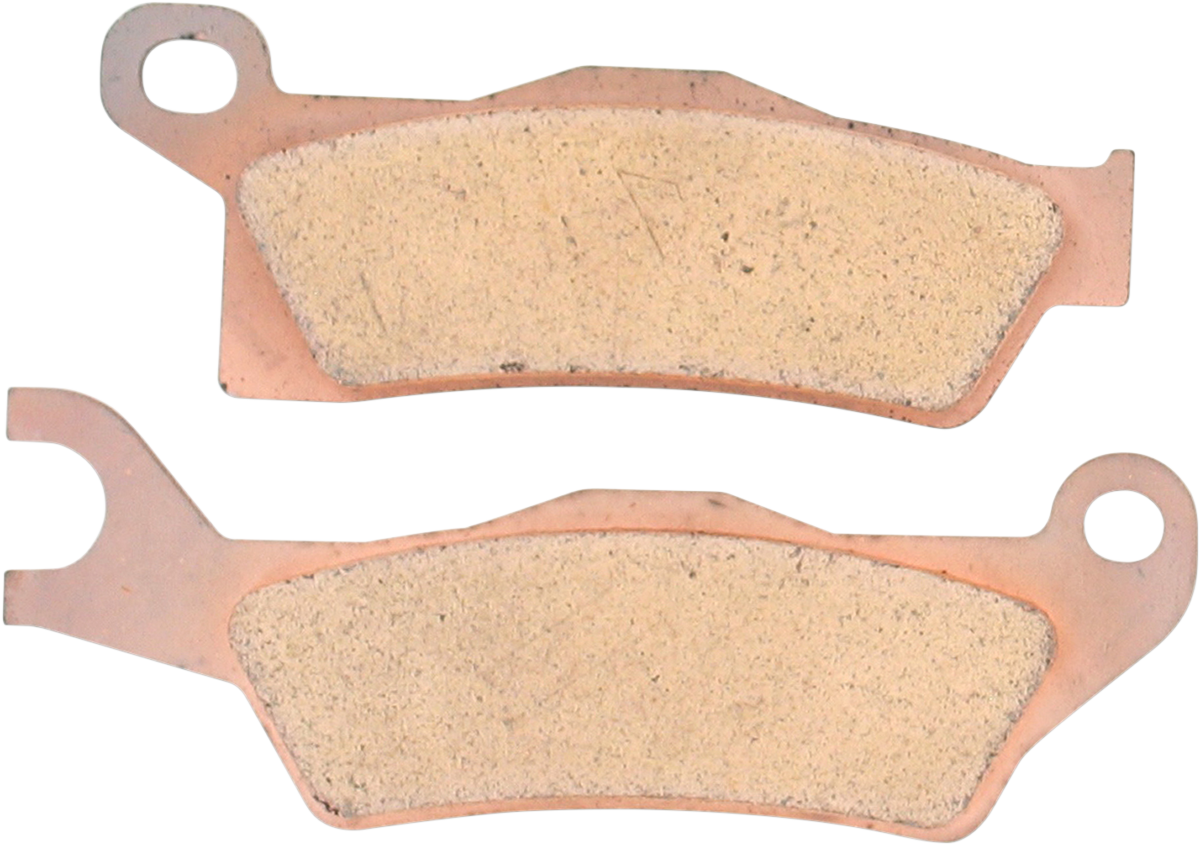 MOOSE OFFROAD XCR brake pads for Can-Am M516-S47 ATV, shown in black with metal backing plates.