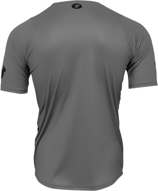 THOR, THOR Assist React Short-Sleeve Jersey - Gray/Purple - XS 5120-0174