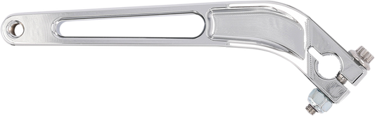 Chrome shifter lever by THRASHIN SUPPLY CO., model TSC-2900-3, designed for improved gear shifting performance, shown in the image.