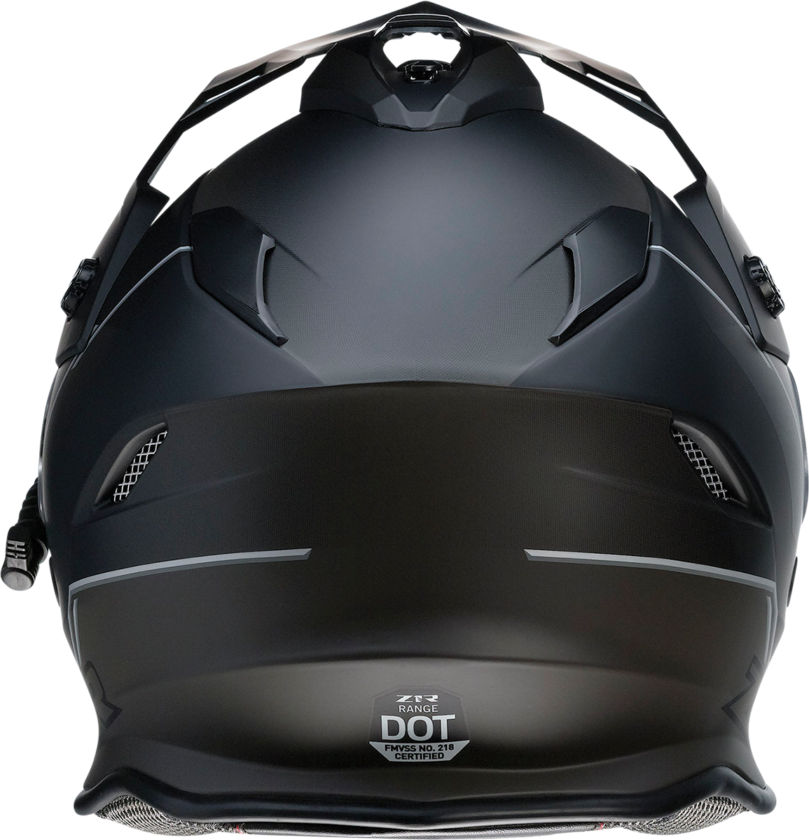 Z1R Range Snow Helmet Bladestorm Electric Dual Pane in black and white, XS size, with sleek design and ventilation features.