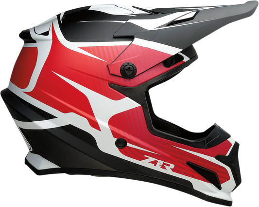 Z1R, Z1R Rise Helmet Flame Red 2XL with Enhanced Ventilation and Removable Liner