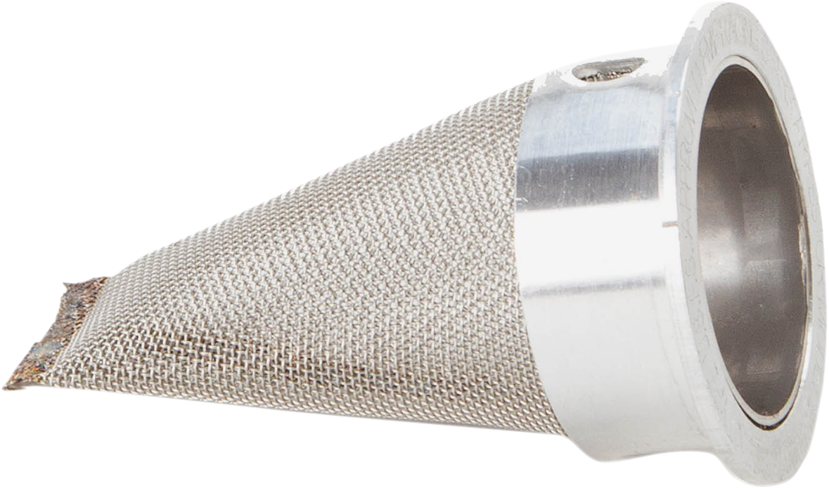 FMF Powercore 4 Hex Spark Arrestor Insert for 4-stroke engines, showing the metal hexagonal design and mounting features.