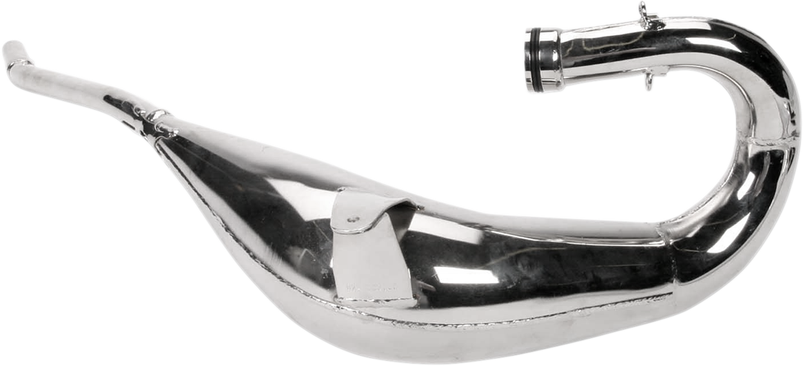FMF Fatty Pipe 023000 high-performance motorcycle exhaust with shiny metal finish and durable construction.