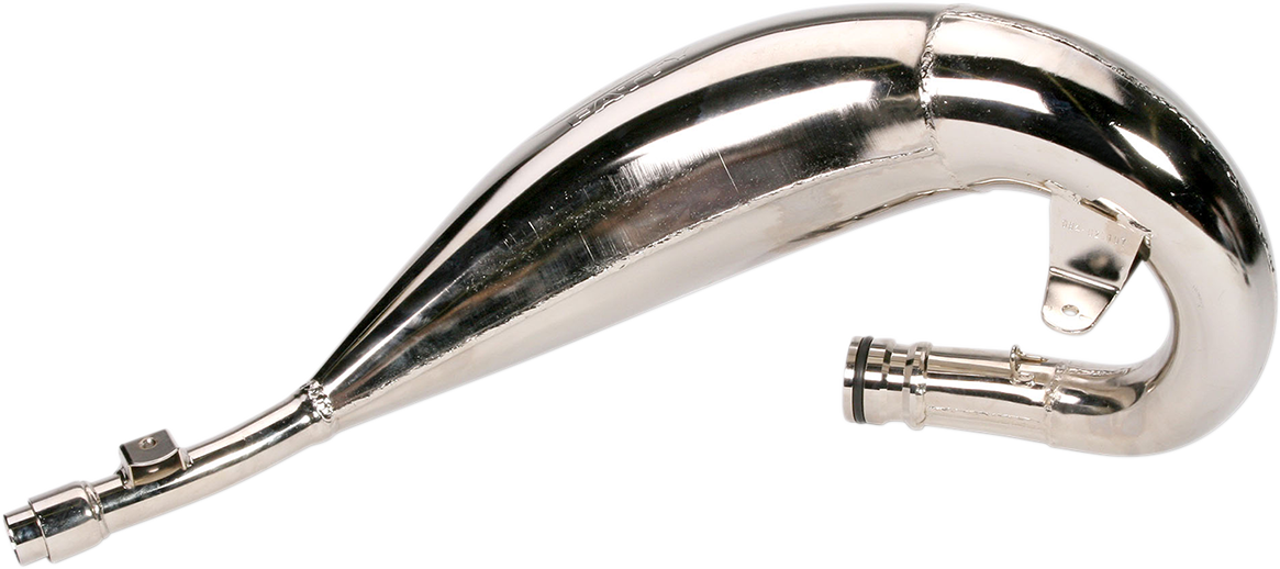 FMF Fatty Pipe 020107 high-performance exhaust system with sleek metal finish and mounting hardware for optimal power gains.