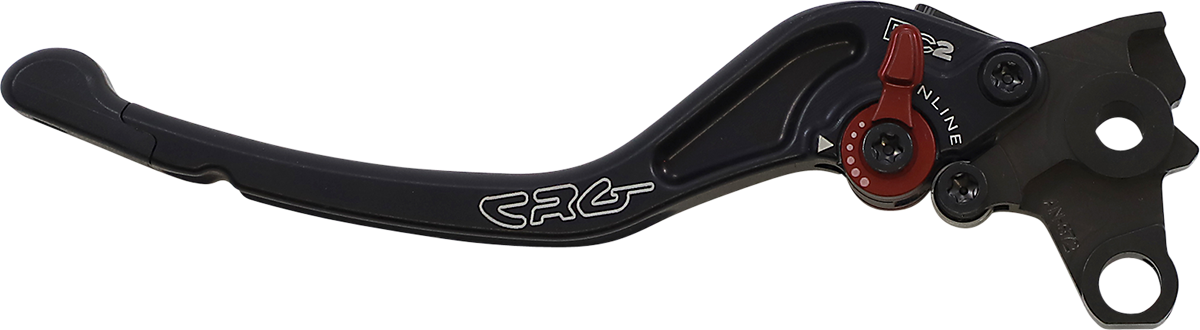 CRG RC2 standard clutch lever in black, designed for motorcycle control and easy handling.