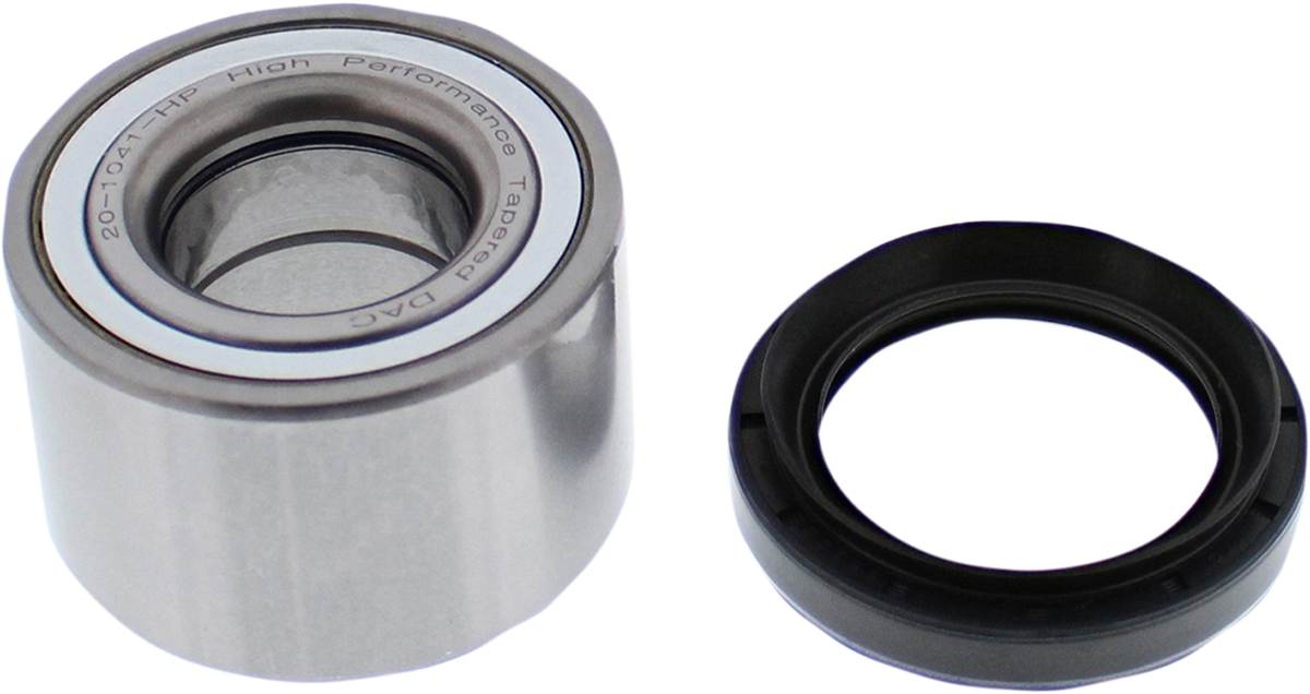 Moose Offroad tapered double angular contact wheel bearing kit, part 25-1520-HP, with visible bearings and packaging.