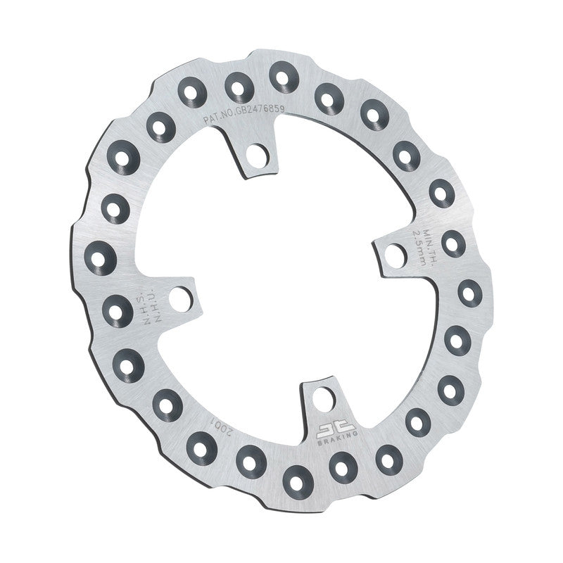 JT, JT JTD2001SC01 Front Brake Rotor for Off-Road Vehicles - Self-Cleaning Stainless Steel Design