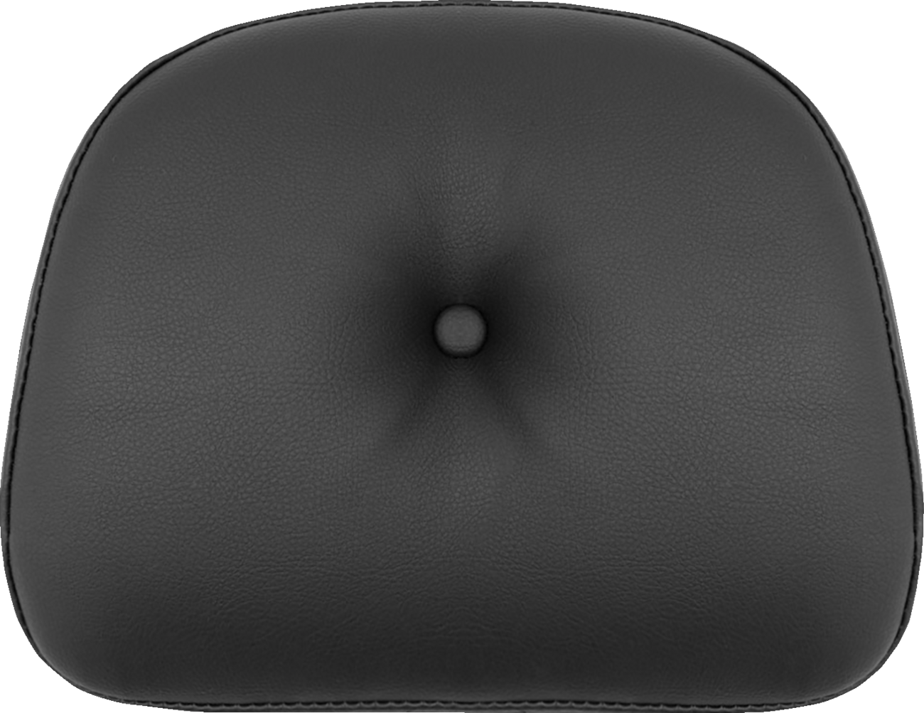 Black SADDLEMEN Roadsofa Sissy Bar Pad pillow on motorcycle seat, designed for Indian bikes 2014-2022.