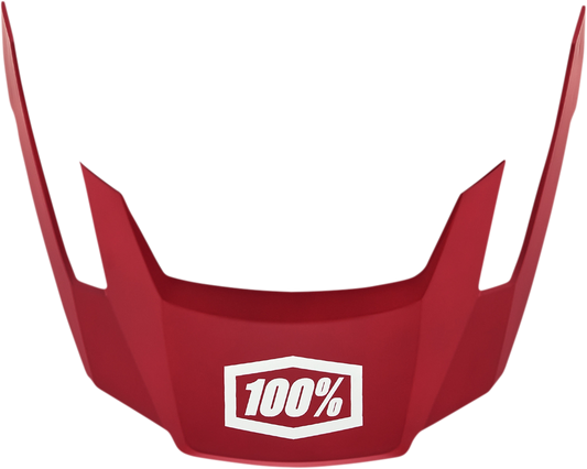 100% Altec Visor - Deep Red - XS/S 89025-00003 - Howling Moto