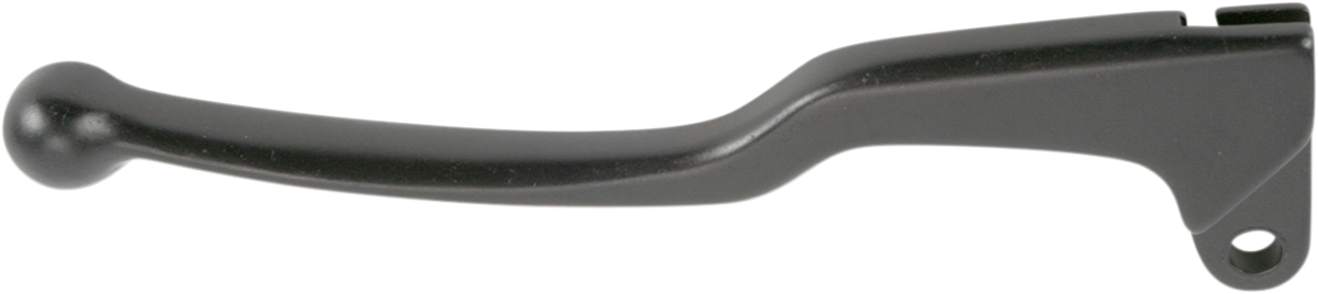 Parts Unlimited black replacement clutch lever for motorcycle, model 53178-KB7-000, with ergonomic design and mounting hardware.