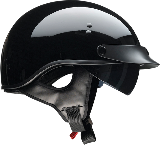Z1R Vagrant NC Black motorcycle helmet, extra small size, with sleek matte finish and aerodynamic design.