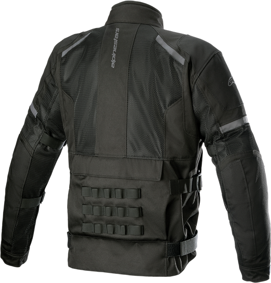 Alpinestars Crosshill WP Air motorcycle jacket in black, 3XL, designed for multi-season touring with waterproof and breathable features.