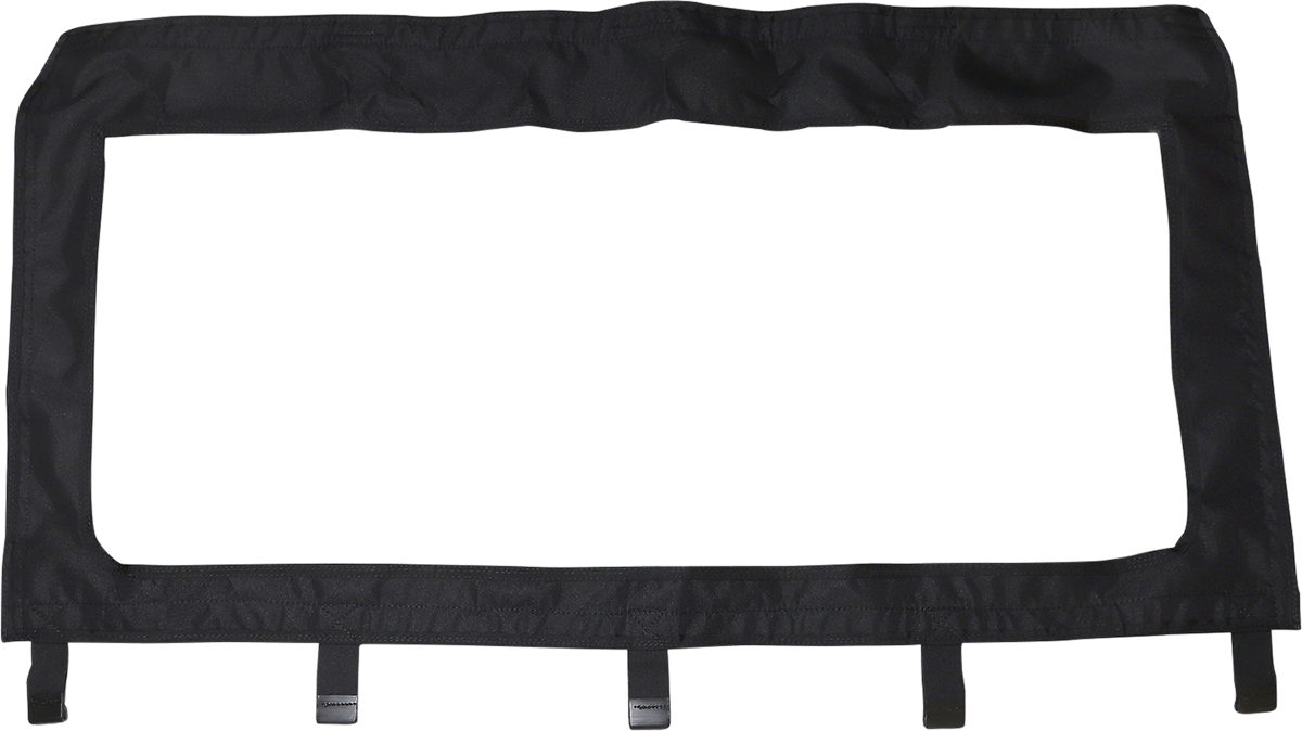 Moose Offroad rear windscreen for Ranger PR15RW-11, made of heavy-duty rip-stop nylon with vinyl window, durable outdoor protection.