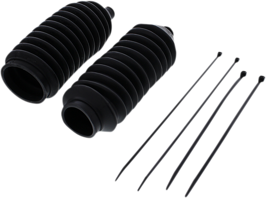 Moose Offroad Replacement Boot Kit 51-3004 for durable suspension protection, shown in black rubber with metal clamps.