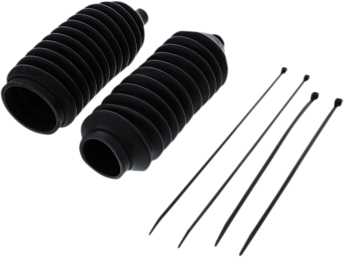 Moose Offroad Replacement Boot Kit 51-3004 for durable suspension protection, shown in black rubber with metal clamps.