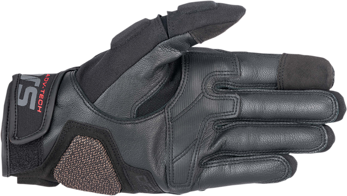 ALPINESTARS, Alpinestars Halo Gloves - Black - Small (Part Number 3504822-10-S)