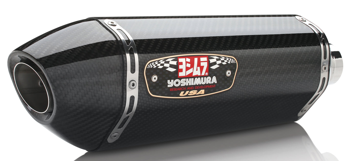 YOSHIMURA, Yoshimura Exhaust Race R 77 Slip-On SS CF Dual - Part 1414020220
