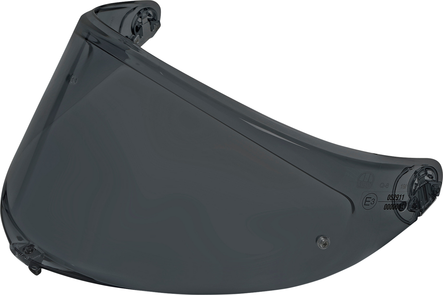 AGV Tourmodular helmet shield with Pinlock 120 MaxVision dark smoke visor for XS-L size, designed for enhanced visibility and protection.