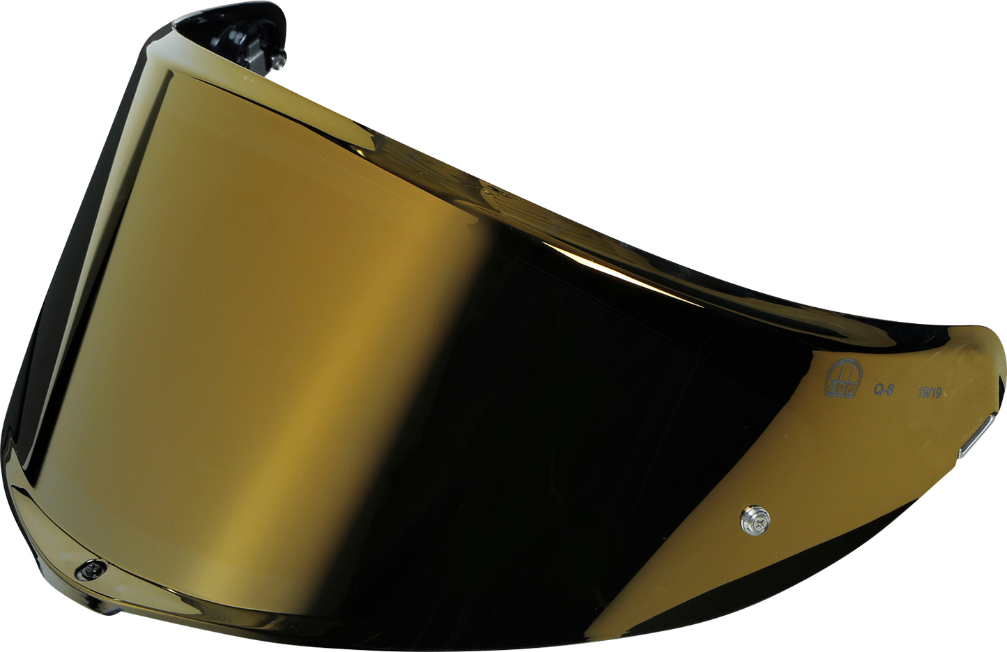 AGV Tourmodular helmet shield with Pinlock® 120 MaxVision™ in iridium gold, size XL-2XL, clear view for motorcycle riding.