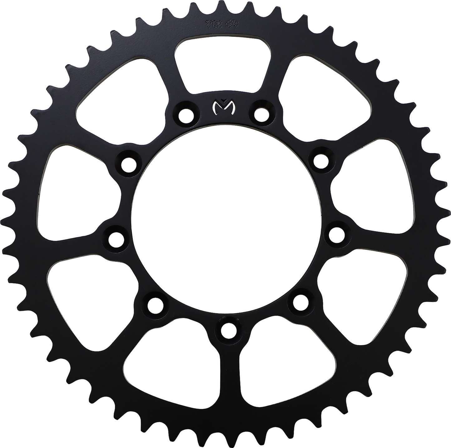 MOOSE OFFROAD 48-tooth rear sprocket for TM 1210-520TM-48ST offroad motorcycle, shows metal sprocket with teeth and mounting holes.