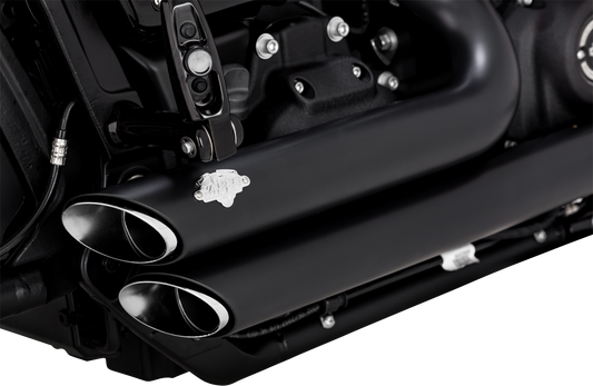 VANCE & HINES, Vance & Hines Shortshots Staggered Exhaust System with PCX Technology - Matte Black 47333
