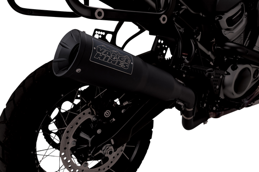 VANCE & HINES, Vance & Hines Adventure Hi-Output 450 Slip-On Muffler for Revolution Max 1250 - Black Stainless Steel 46533