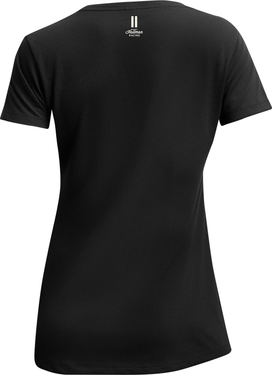 THOR, THOR Women's Hallman Heritage T-Shirt – Black, Small (Part Number 3031-4138)