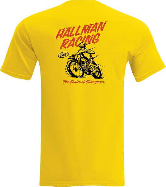 THOR, THOR Hallman Champ T-Shirt - Yellow, Small - Part Number 3030-22635