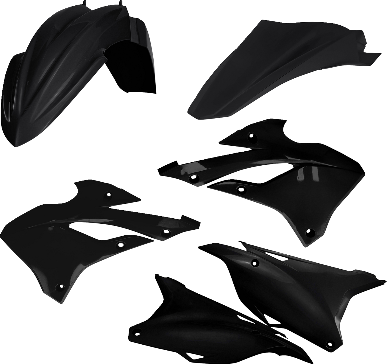 ACERBIS Standard Replacement Body Kit - Black KX85 2022-2023 2936140001 - Howling Moto