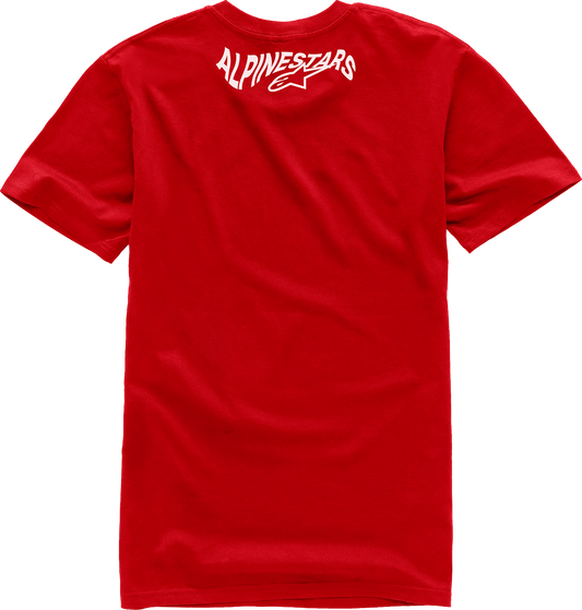 ALPINESTARS, Alpinestars Mantra Faded T-Shirt - Red, Extra Large (Part Number 1232-72222-30XL)